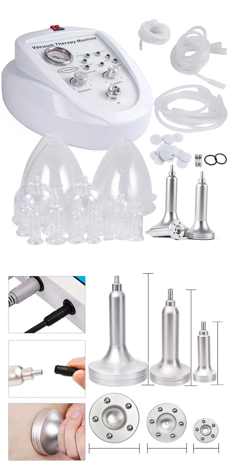 Aspirazione a vuoto Butt Lifting Cups Pump Therapy Maschera di ingrandimento del seno 6