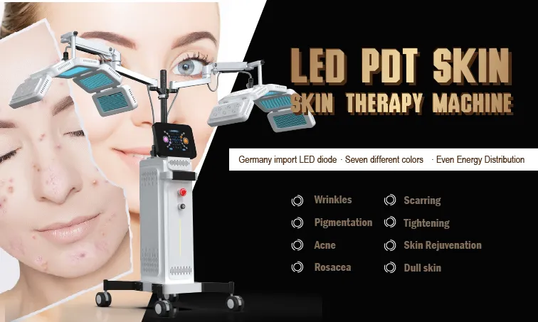 LED Facial Light Infrarosso LED Terapia PDT LED Professionale Macchina Bio Fotomodulazione LED Light Fototerapia 0