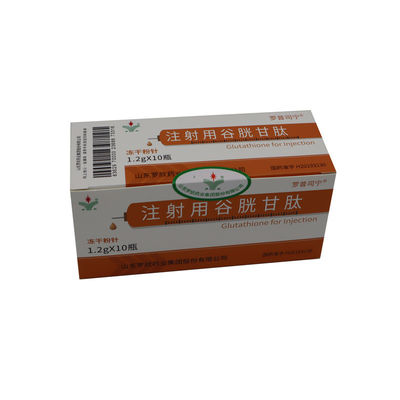 Iniezione di riempitore cutaneo sbiancante della pelle nero 1200 mg di Glutatione in polvere
