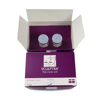 riempitore cutaneo PLLA Acido poli-L-lattico Riempitore demale chirurgia plastica facciale anti-invecchiamento (2 flaconcini X 5 ml)