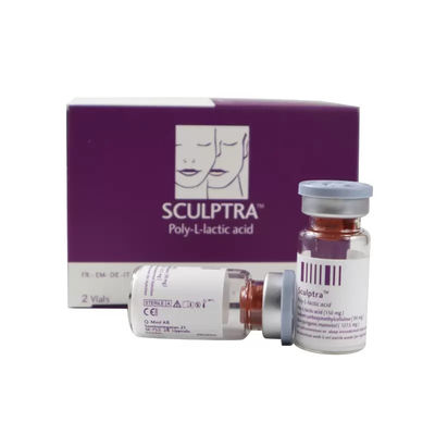 riempitore cutaneo PLLA Acido poli-L-lattico Riempitore demale chirurgia plastica facciale anti-invecchiamento (2 flaconcini X 5 ml)