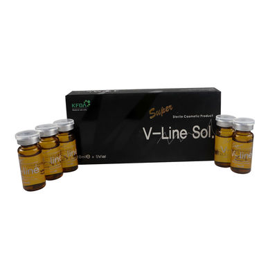 V Line Sol Iniezioni Dissolventi Grassi Viso Lipolitico Super 5 pz*10 ml