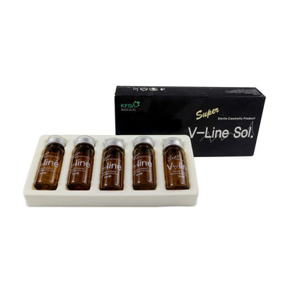 V Line Sol Iniezioni Dissolventi Grassi Viso Lipolitico Super 5 pz*10 ml
