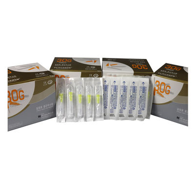 30G Meso Aglio 4mm Lunghezza 304 acciaio inossidabile 100pcs / scatola per riempitore cutaneo