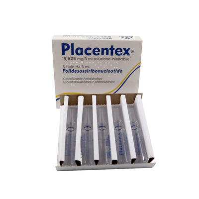viso Placentex PDRN Salmone 3 ml * 5 flaconcini Ringiovanimento Iniezioni di caricatori cutanei Ampolette