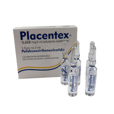 viso Placentex PDRN Salmone 3 ml * 5 flaconcini Ringiovanimento Iniezioni di caricatori cutanei Ampolette