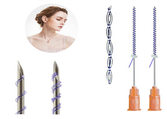 Pdo Pcl Plla Fitti Mono Blunt W 30g13mm25mm per Under Eye Bag Sopracciglia Occhi di volpe Lifting Thread Fishbone Molding Cog