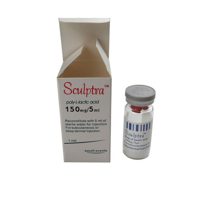 150 mg di polvere di PLLA poli-l-acido lattico 1 flaconcino x5 ml di riempitore anti-invecchiamento sculpta
