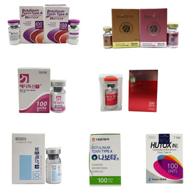 50UI 100U 150UI 200U Allergan Botox Innotox Botulax Nabota Rentox Meditoxin Hutox