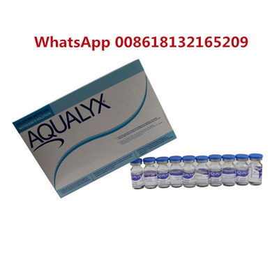 Aqualyx Soluzione PPC Dissolvente di Grasso Iniezione 10 Fiali X 8 ml Sottilizzatore viso e corpo