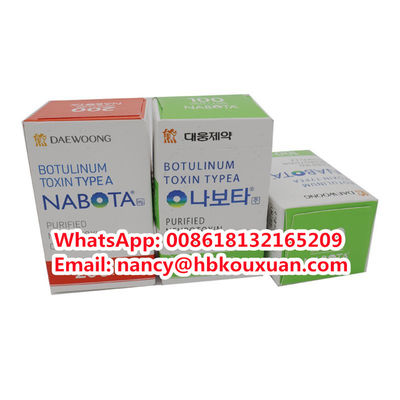 Corea Botulax 100iu 200iu Tossina antirughe tipo A Meditoxina Nabota Botox