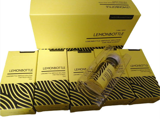 Soluzione in bottiglia di limone Lipolisi perdita di peso 10 ml X 5 bottiglia di limone perdita di grasso