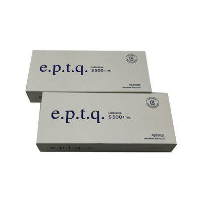 e.p.t.q. Acido ialuronico incrociato per riempimento cutaneo S100, S300, S500