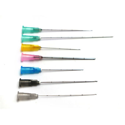 Cliniche estetiche monouso Aglio contundente 25g 50mm Microcannuli sterili fini