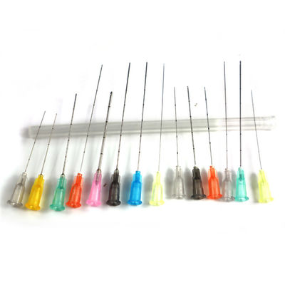 25G 50MM Riempitivi usa e getta per l' iniezione con ago a punta di cannula micro contundente