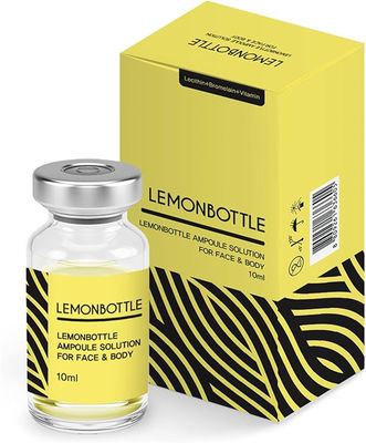 Limone Bottiglia lipolab Lipolisi perdita di peso 10 ml X 5 perdita di grasso bottiglia limone