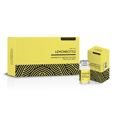Limone Bottiglia lipolab Lipolisi perdita di peso 10 ml X 5 perdita di grasso bottiglia limone