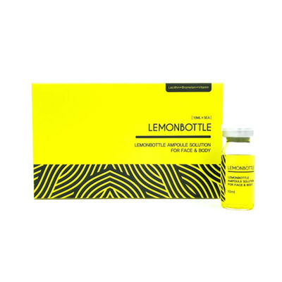 Limone Bottiglia lipolab Lipolisi perdita di peso 10 ml X 5 perdita di grasso bottiglia limone