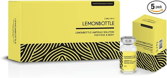 Bottiglia di limone 10ml*5 Soluzione del grasso in eccesso e perdita di peso Lipolab Kabelline