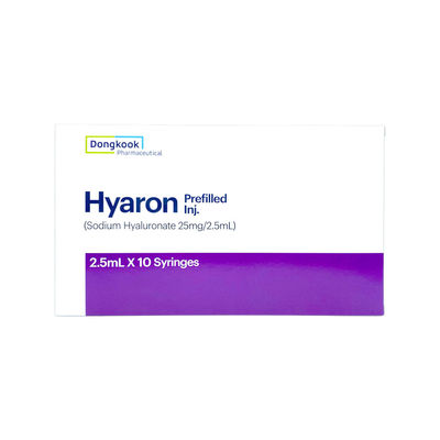 Ialuronato di sodio 25mg/2,5ml Hyaron Prepieno Injection Skin Rejuvenating