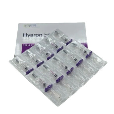 HYARON Skin Booster Glow KIT - 10 siringhe X 2,5 ml di riempitore di acido ialuronico a collegamento croce