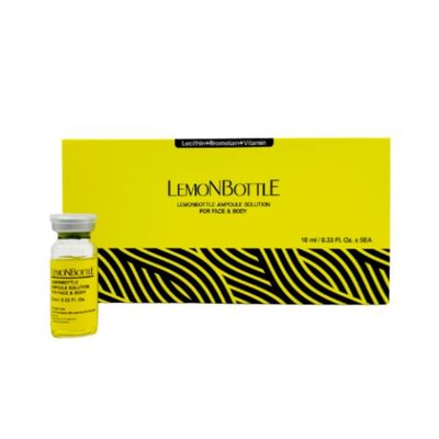 Soluzione in bottiglia di limone Lipolisi del viso Corpo 10 ml X 5 Iniezioni Perdita di peso
