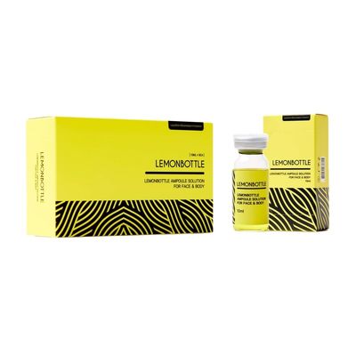 Soluzione in bottiglia di limone Ampolata 5X 10ml Iniezione dissolvente di grasso