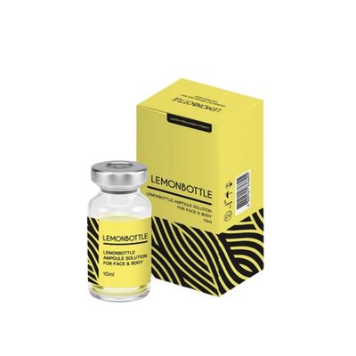 Soluzione in bottiglia di limone Ampolata 5X 10ml Iniezione dissolvente di grasso