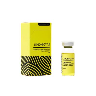 Soluzione in bottiglia di limone Ampolata 5X 10ml Iniezione dissolvente di grasso