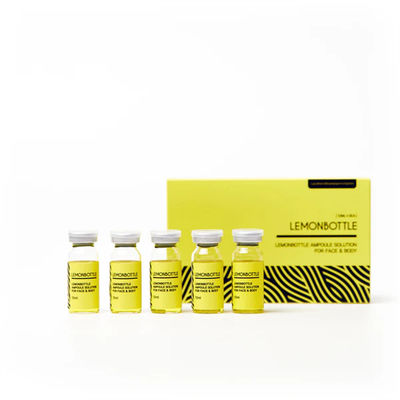 Soluzione in bottiglia di limone Ampolata 5X 10ml Iniezione dissolvente di grasso