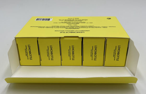 Soluzione di grasso Bottiglia di limone 10ml*5 Per dissolvere i grassi Cellulite disciolta