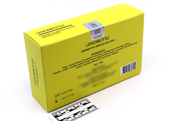 Soluzione di grasso Bottiglia di limone 10ml*5 Per dissolvere i grassi Cellulite disciolta