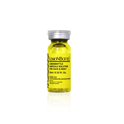 Soluzione di grasso Bottiglia di limone 10ml*5 Per dissolvere i grassi Cellulite disciolta