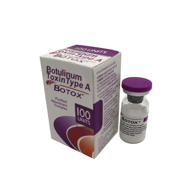 Allergan 100 iu soluzione salina Botox Hutox Rentox Innotox 50iu 150iu rughe alla fronte