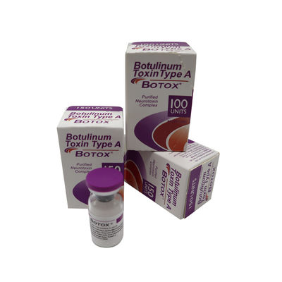 Allergan 100 iu soluzione salina Botox Hutox Rentox Innotox 50iu 150iu rughe alla fronte