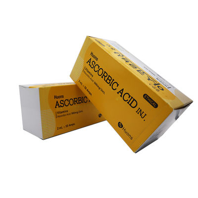 Vitamina C Acido ascorbico di Huons Vitamina idrosolubile Ogni scatola contiene 50 laroscorbina iniettabile 0,5 g/2 ml