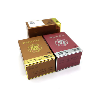 50IU 100U Allergan Botox Innotox Botulax Nabota Rentox Meditoxin Innotox