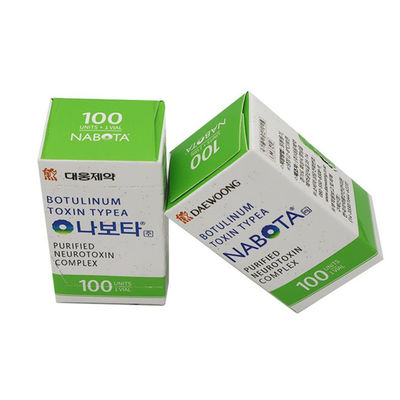 50IU 100U 150UI 200U Allergan Botox Botulinum Toxin Tipo A Innotox Botulax Nabota Rentox Meditoxin BTX