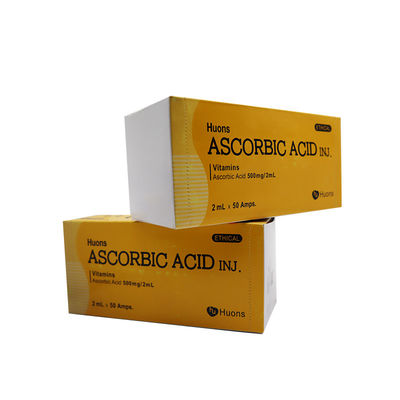 Acido ascorbico puro Vitamina C Vc Spalmante sbiancante Iniezione 50 ampolle
