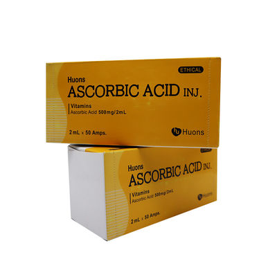 Acido ascorbico Vitamina C pura Vc Spalmante Iniezione 50 Ampolette