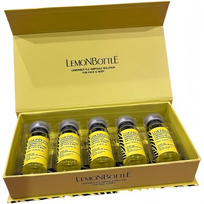 Bottiglia di limone 10mlx5 Soluzione di grasso Iniezione riduce la cellulite e il peso in eccesso