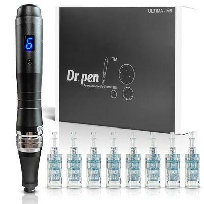 Dr. Pen Ultima M8 Dermapen Professionale Microneedling Ricaricabile USB 5pcs Cartuccia Ago 32Pin