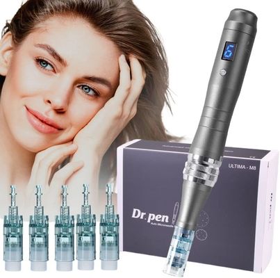 Dr. Pen Ultima M8 Dermapen Professionale Microneedling Ricaricabile USB 5pcs Cartuccia Ago 32Pin