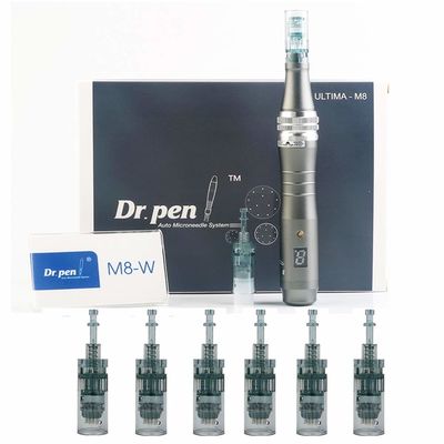 Dr. Pen Ultima M8 Dermapen Professionale Microneedling Ricaricabile USB 5pcs Cartuccia Ago 32Pin