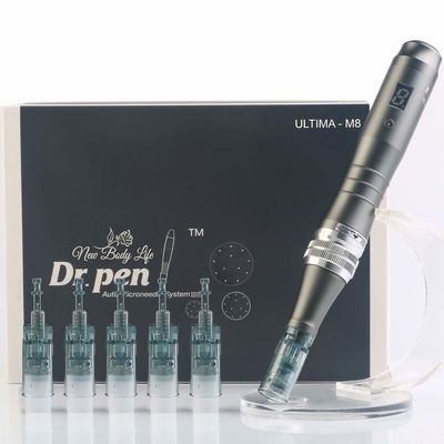 Dr. Pen Ultima M8 Dermapen Professionale Microneedling Ricaricabile USB 5pcs Cartuccia Ago 32Pin