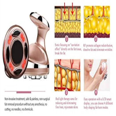 RF 3 in 1 EMS Galvanic Infrared Ultrasonic Anti Cellulite Fat Burner Massaggiatore dimagrante corpo Lipolab Lemonbottle Kybella Perdita di peso