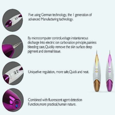 Penna per la rimozione di nei e verruche con plasma, rimozione laser