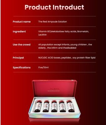 La Fiala Rossa Soluzione per la Perdita di Grasso Peso Lipo Lab per Corpo Seno Collo