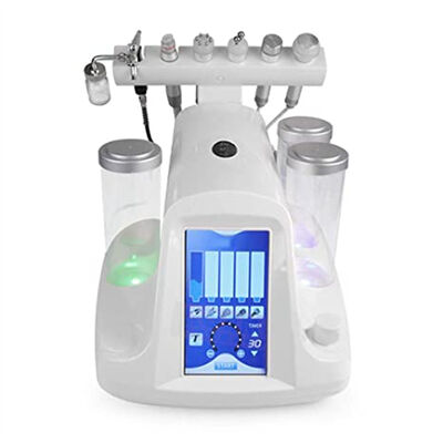 7 in 1 RF Oxygen Injector Facial Microcurrent LED Maschera di pulizia profonda Macchina a bolle piccole cura della pelle Hydra Dermabrasion Machine