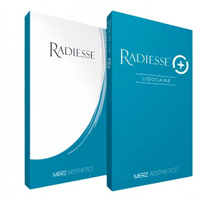 Radiesse CaHA Plus. Riempitore di calcio. Contorno facciale.